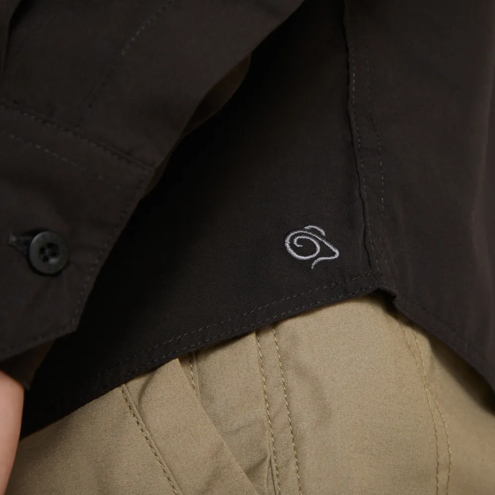 New Expert Mens Kiwi Long Sleeved Shirt | Desert|Mediterranean