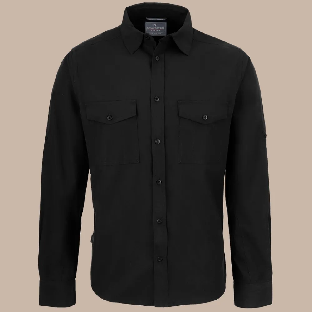 New Expert Mens Kiwi Long Sleeved Shirt | Desert|Mediterranean