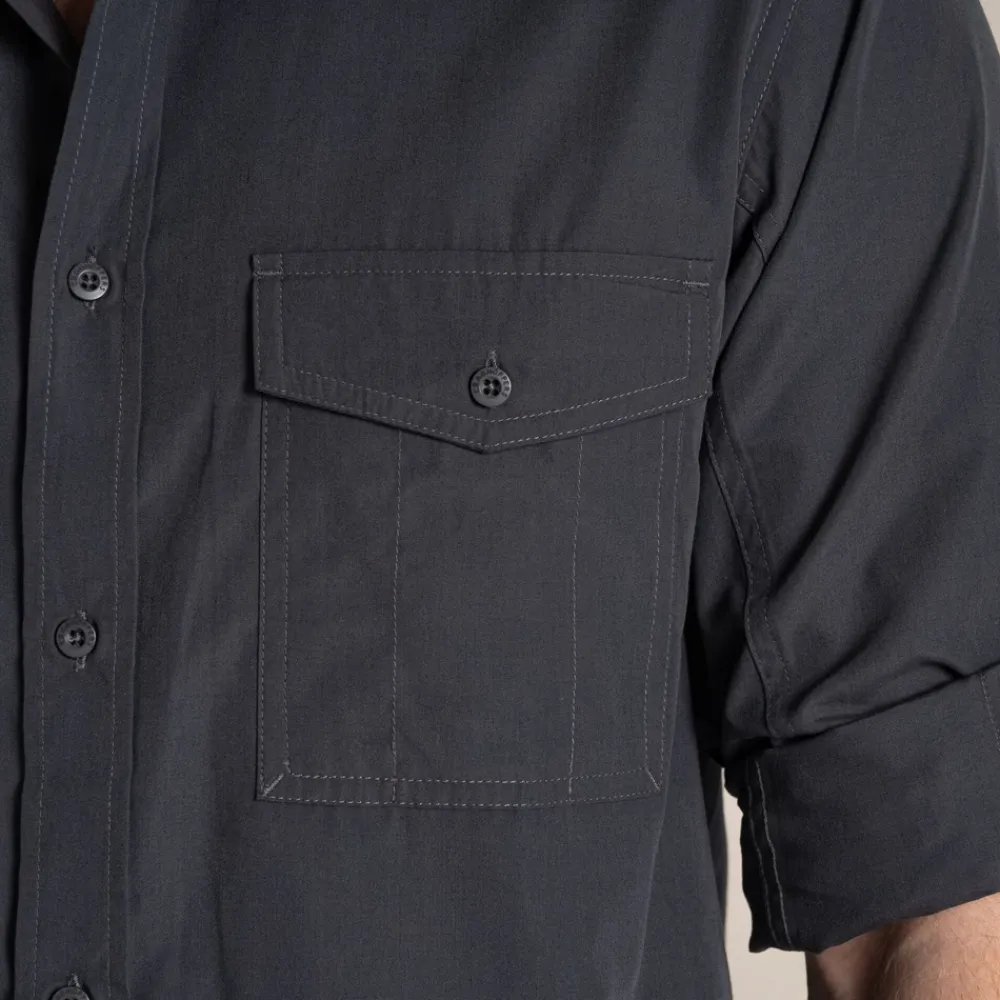 Hot Expert Mens Kiwi Long Sleeved Shirt | Desert|Mediterranean