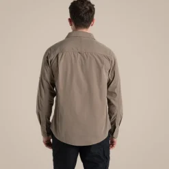 Outlet Expert Mens Kiwi Long Sleeved Shirt | Desert|Mediterranean