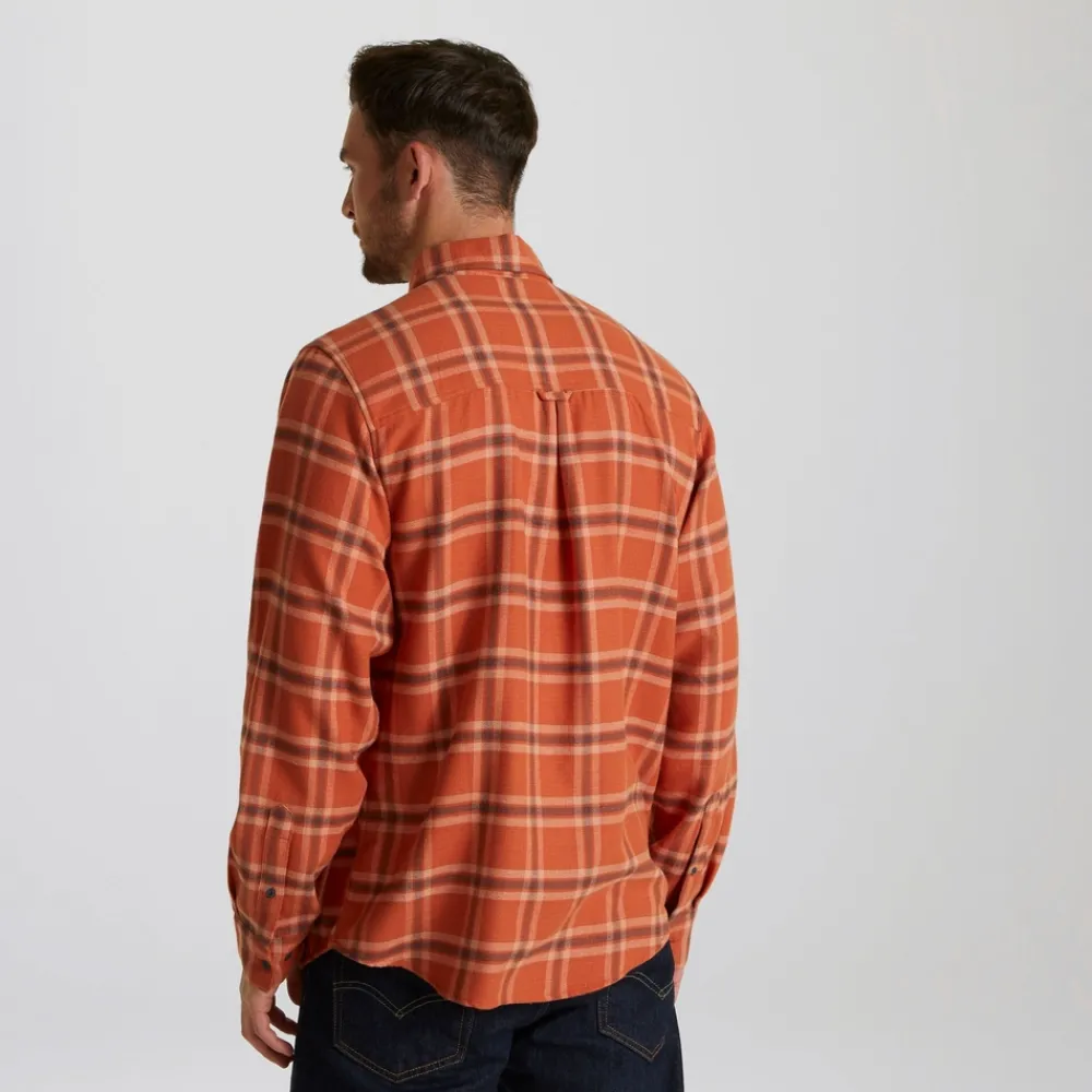 Hot Lough Long Sleeved Check Shirt | Tropical|Desert