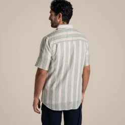 Outlet Men's Argino Short Sleeved Shirt | Desert|Mediterranean