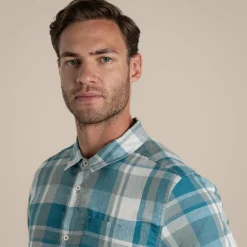 Men's Argino Short Sleeved Shirt | Tropical|Desert