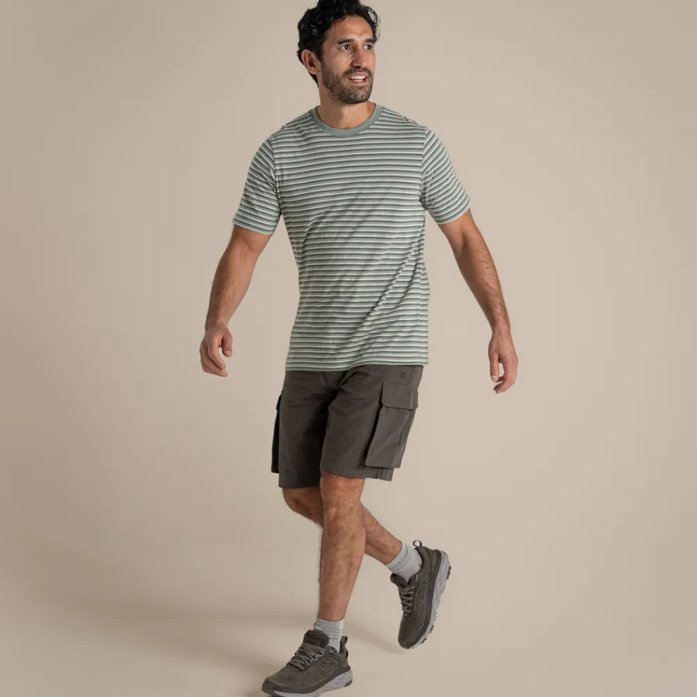 Clearance Men's Buffon Short Sleeved T-Shirt | Desert|Mediterranean