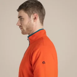 Clearance Men's CO2 Renu Half Zip Fleece | Hiking Holiday|Fleece