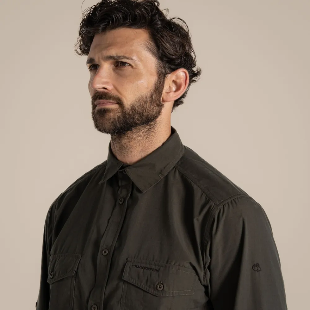 Online Men's Kiwi Long Sleeved Shirt | Hiking Holiday|Desert