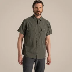 Hot Men's Kiwi Short Sleeved Shirt | Hiking Holiday|Desert