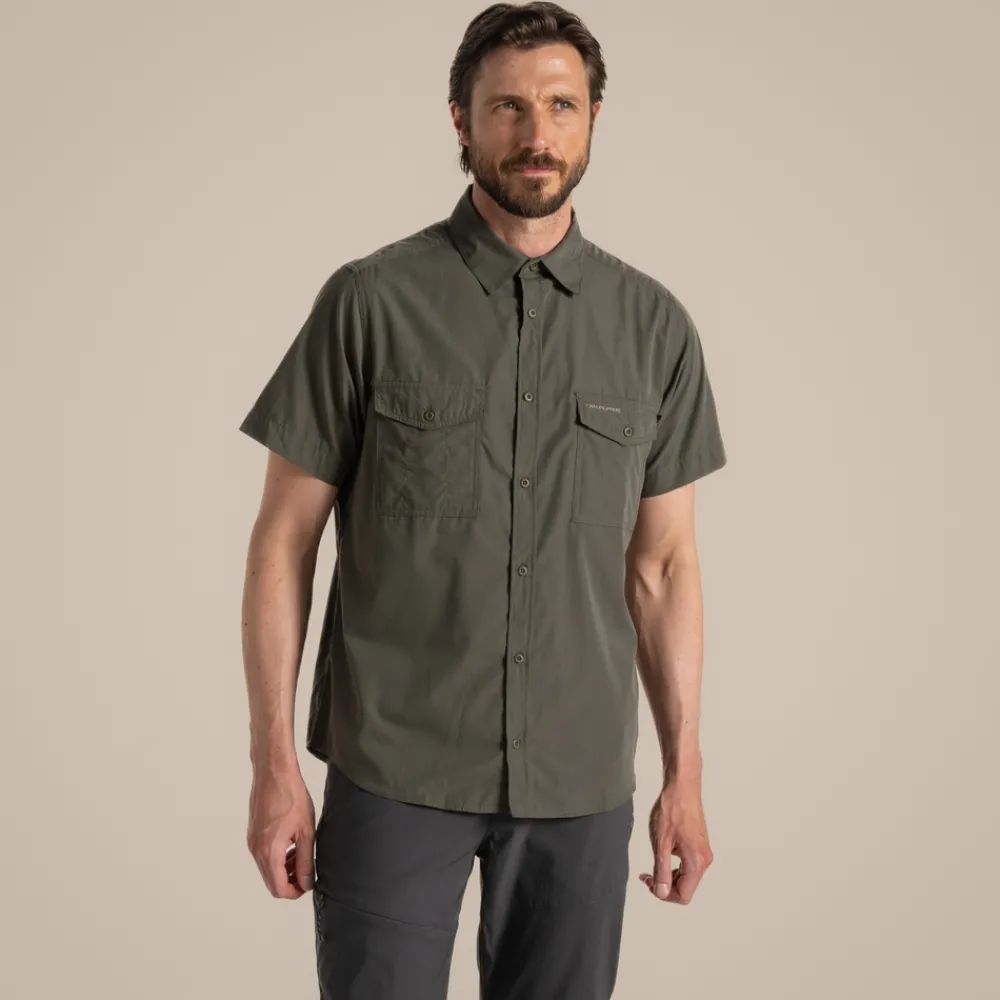 Hot Men's Kiwi Short Sleeved Shirt | Hiking Holiday|Desert