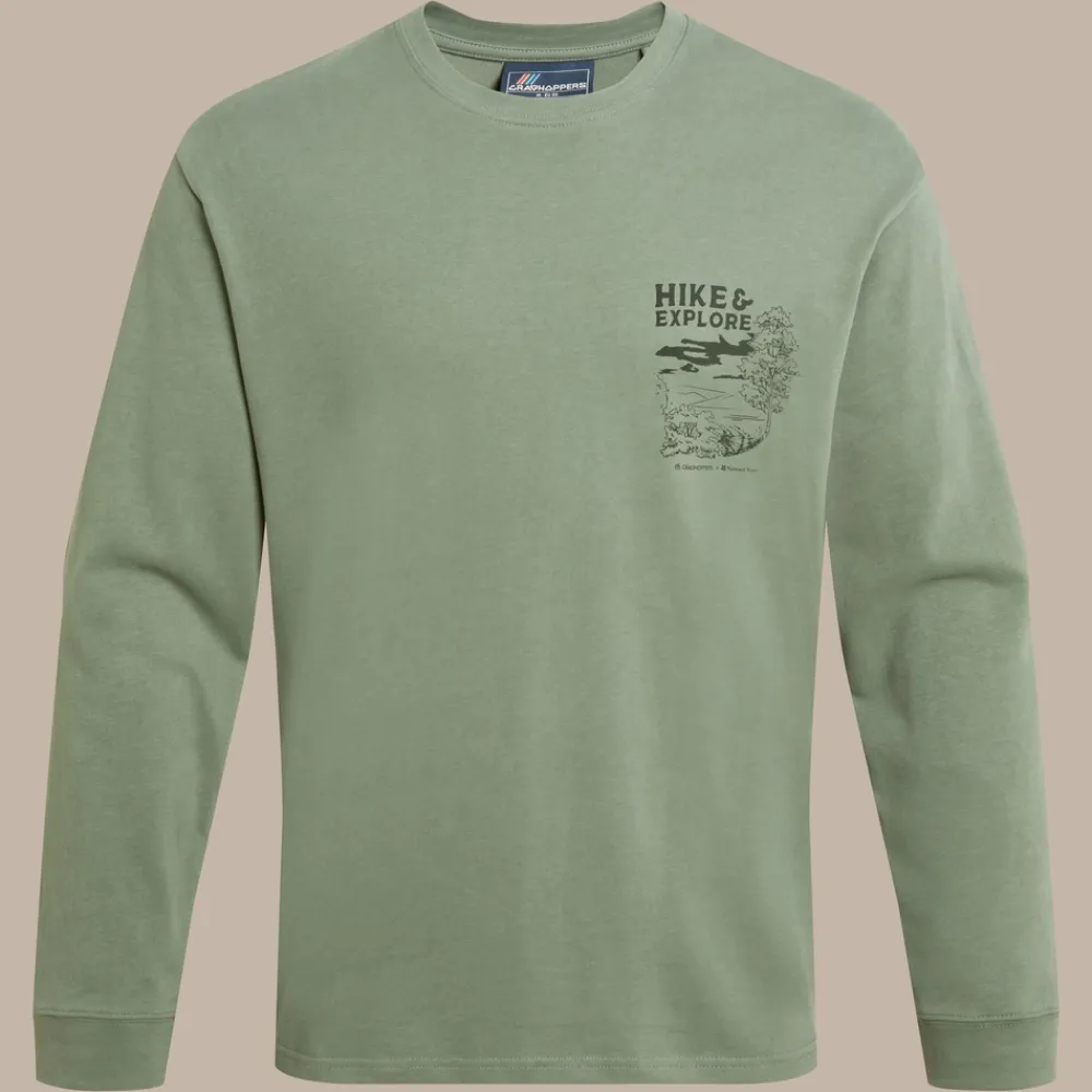 Men's National Trust Limestone Long Sleeved Top | T-Shirts & Tops|Long Sleeve