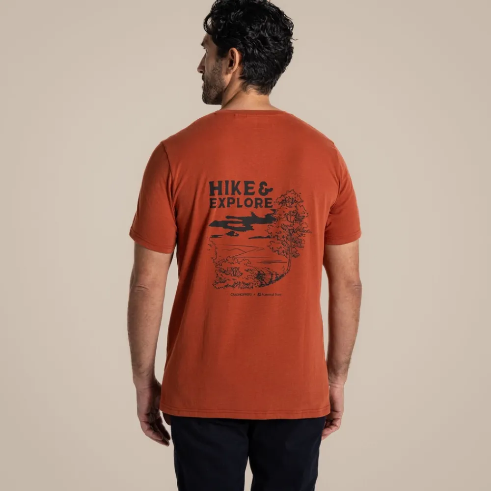 Clearance Men's National Trust Sabden Short Sleeved T-Shirt | T-Shirts & Tops|Short Sleeve