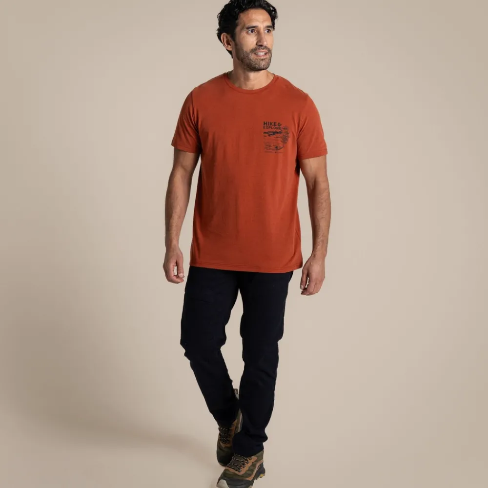 Clearance Men's National Trust Sabden Short Sleeved T-Shirt | T-Shirts & Tops|Short Sleeve