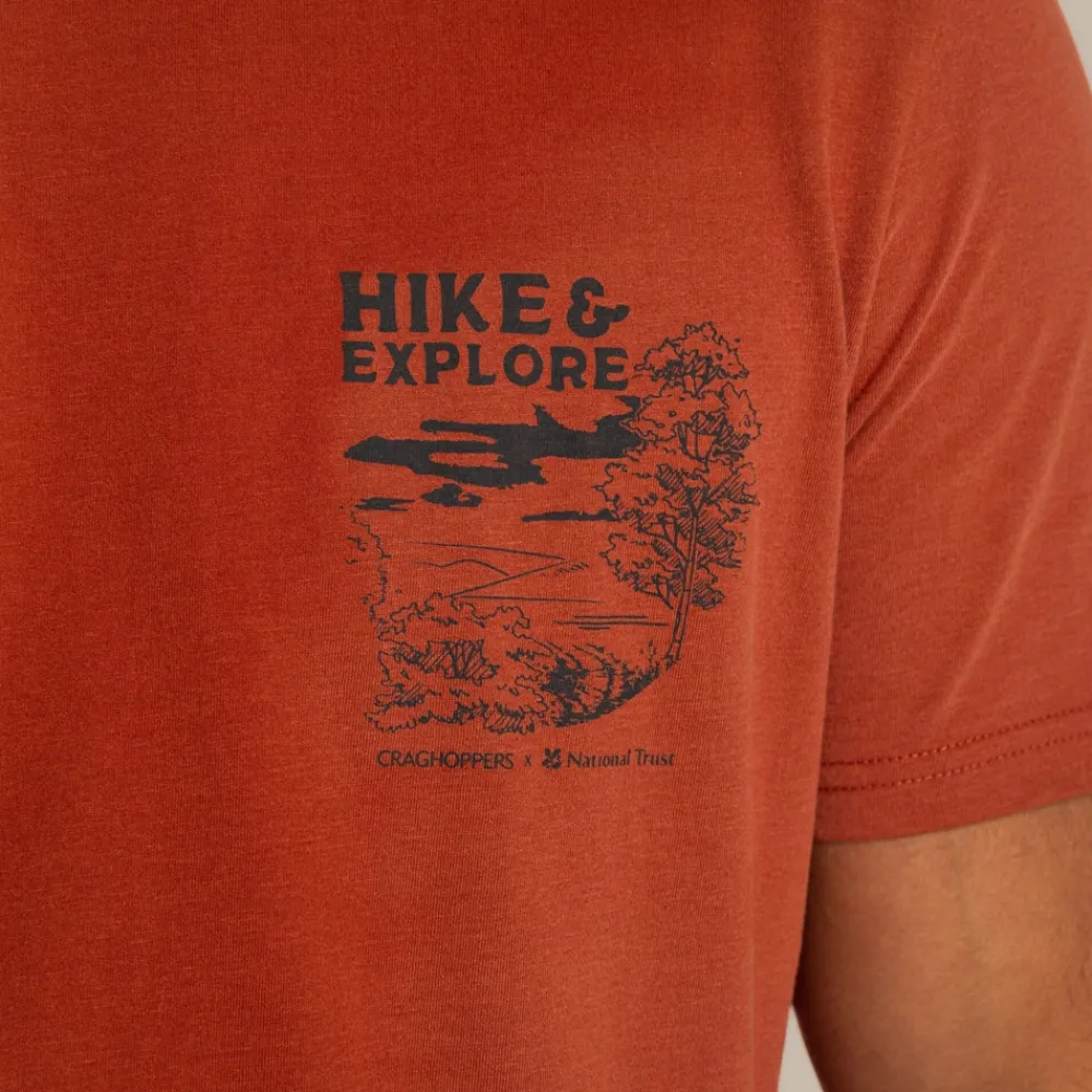 Clearance Men's National Trust Sabden Short Sleeved T-Shirt | T-Shirts & Tops|Short Sleeve