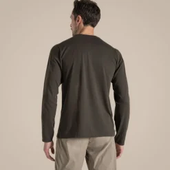 Clearance Men's Nosilife Abel Long Sleeved T-Shirt | Desert|Jungle