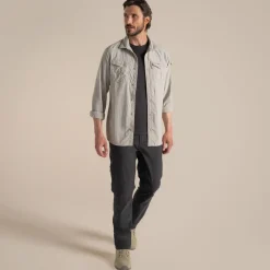 Hot Men's NosiLife Adventure Long Sleeved Shirt III | Desert|Jungle
