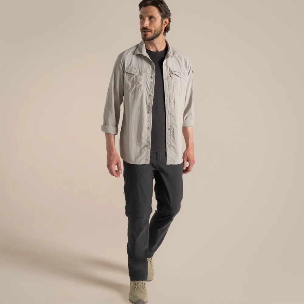 Hot Men's NosiLife Adventure Long Sleeved Shirt III | Desert|Jungle