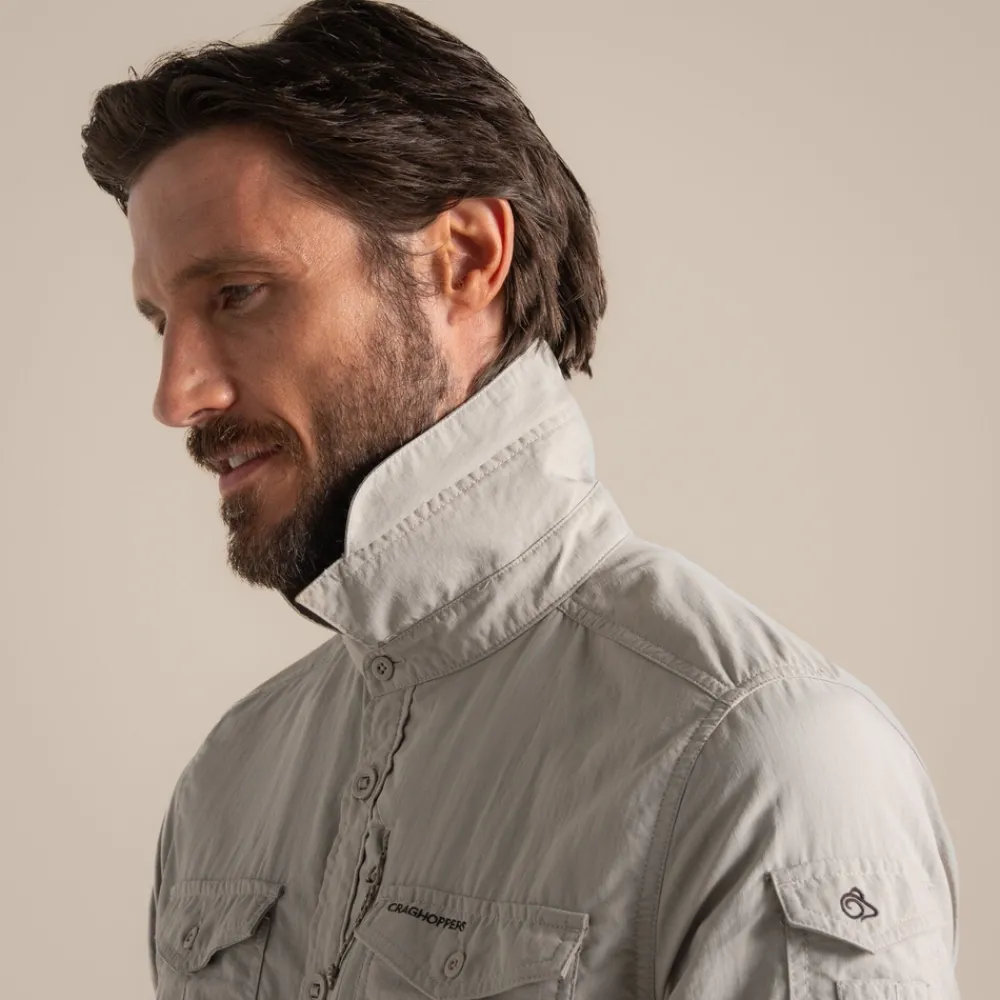 Hot Men's NosiLife Adventure Long Sleeved Shirt III | Desert|Jungle
