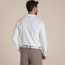 Best Men's NosiLife Bramshaw Golf Long Sleeved Polo Top | Desert|Jungle