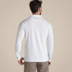 Best Men's NosiLife Bramshaw Golf Long Sleeved Polo Top | Desert|Jungle