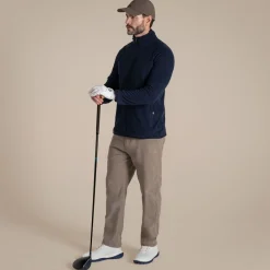 Clearance Men's NosiLife Bromsgrove Golf Full Zip Fleece | Desert|Tropical