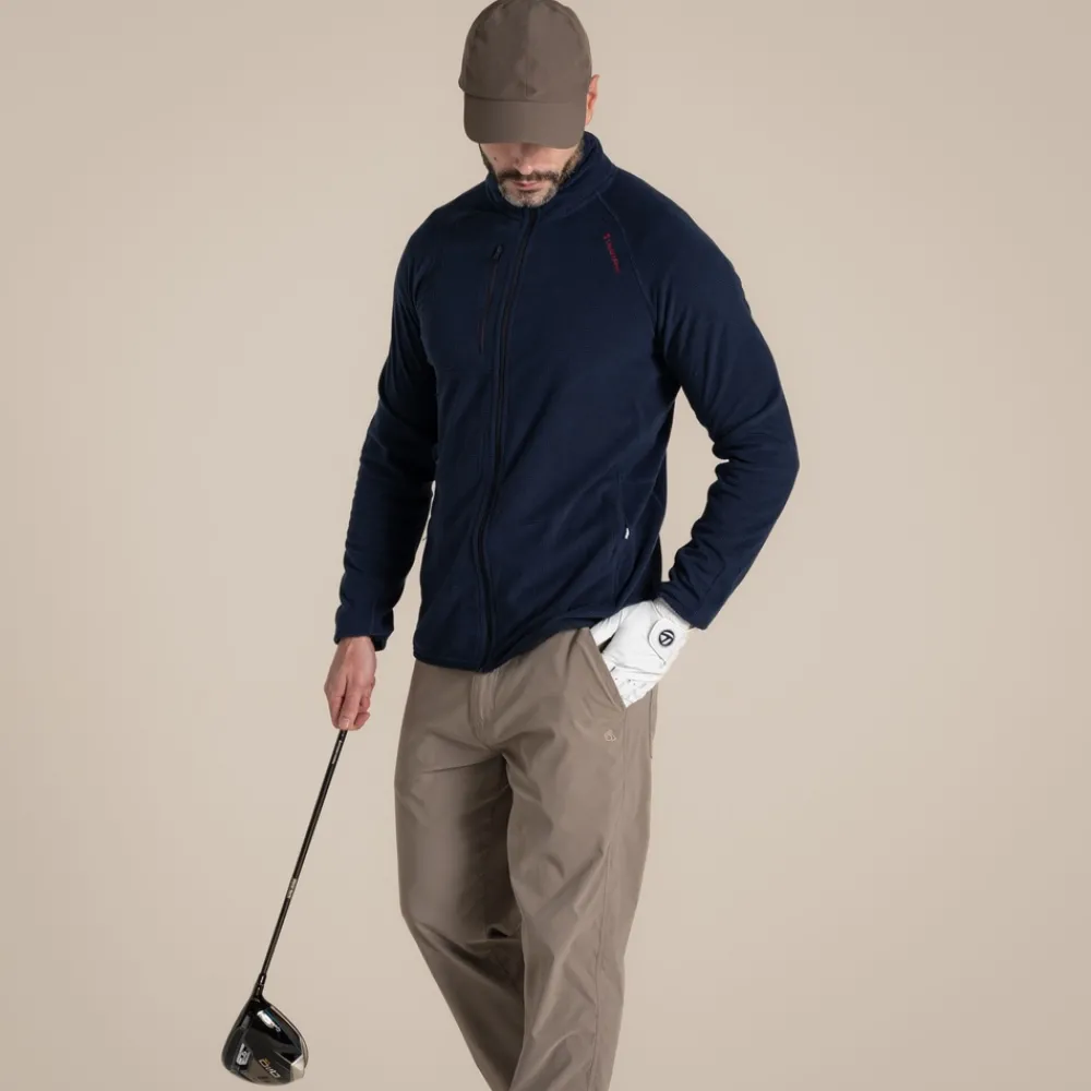 Clearance Men's NosiLife Bromsgrove Golf Full Zip Fleece | Desert|Tropical
