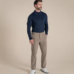 Men's NosiLife Golf Long Sleeved Mock Neck Top | Desert|Jungle