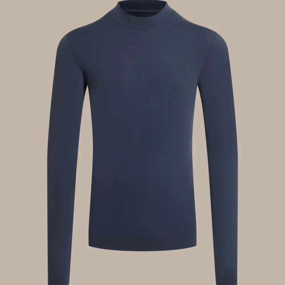 Men's NosiLife Golf Long Sleeved Mock Neck Top | Desert|Jungle