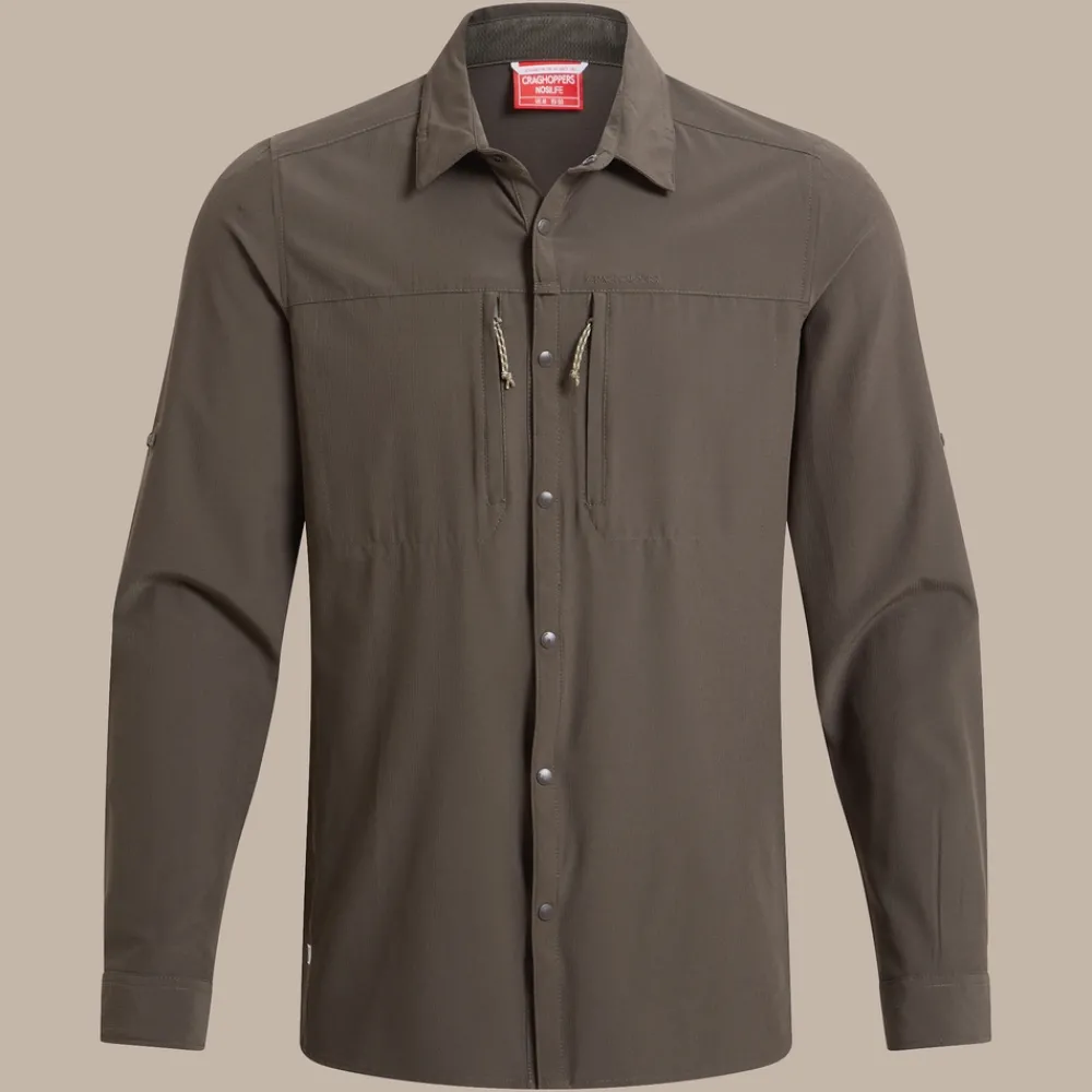 NosiLife Pro Long Sleeved Shirt V | Desert|Jungle