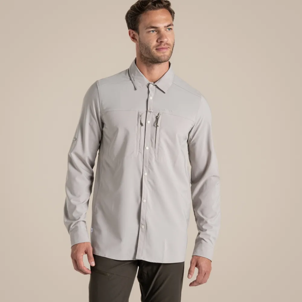Best NosiLife Pro Long Sleeved Shirt V | Jungle|Mediterranean