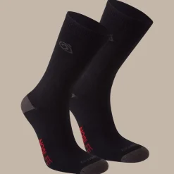 New NosiLife Travel Twin Pack Socks | Women Tropical|Jungle