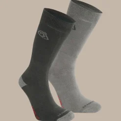 Outlet NosiLife Travel Twin Pack Socks | Women Tropical|Jungle