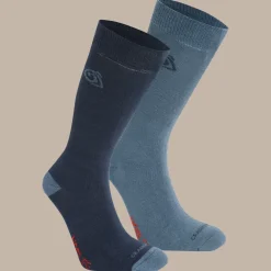 Sale NosiLife Travel Twin Pack Socks | Women Tropical|Jungle