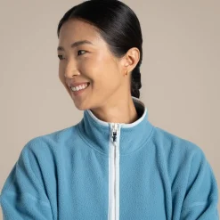 Online Women's CO2 Renu Half Zip Fleece | Women Hiking Holiday|Fleece