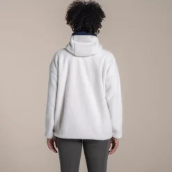 Hot Women's Longlands Reversible Hooded Jacket | Ecru / Warm Beige Women Fleece|Full Zip Fleece