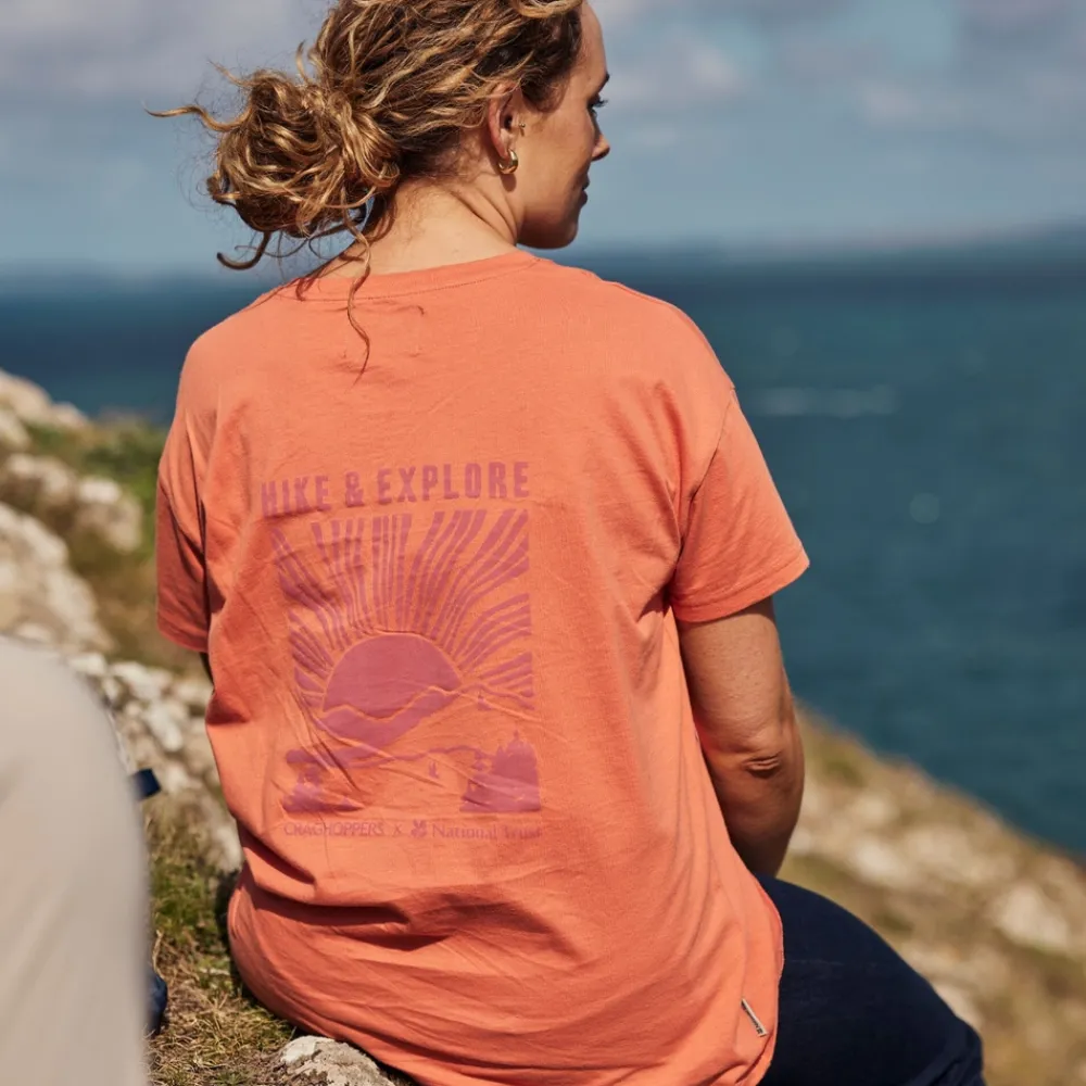 New Women's National Trust Bistort Short Sleeved T-Shirt | Women T-Shirts & Tops|Short Sleeve