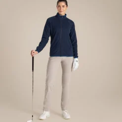 Clearance Women's NosiLife Belfairs Golf Full Zip Fleece | Women Desert|Jungle