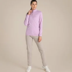 Sale Women's NosiLife Evesham Golf Full Zip Top | Women Desert|Jungle