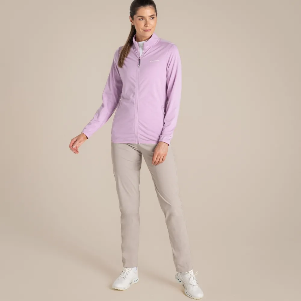 Sale Women's NosiLife Evesham Golf Full Zip Top | Women Desert|Jungle