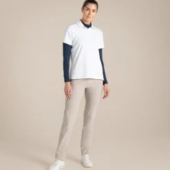 Women's NosiLife Golf Long Sleeved Mock Neck Top | Women Desert|Jungle