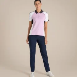 Clearance Women's NosiLife Hazelmere Golf Short Sleeved Polo Top | Women Desert|Jungle