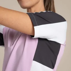 Clearance Women's NosiLife Hazelmere Golf Short Sleeved Polo Top | Women Desert|Jungle