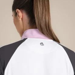 Women's NosiLife Ivybridge Golf Half Zip Top | Women Desert|Jungle