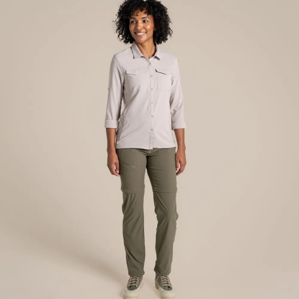 New Women's NosiLife Pro Long Sleeved Shirt III | Women Desert|Jungle