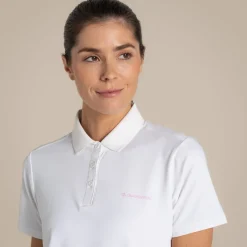 Online Women's NosiLife Thornbury Golf Short Sleeved Polo Top | Women Desert|Jungle