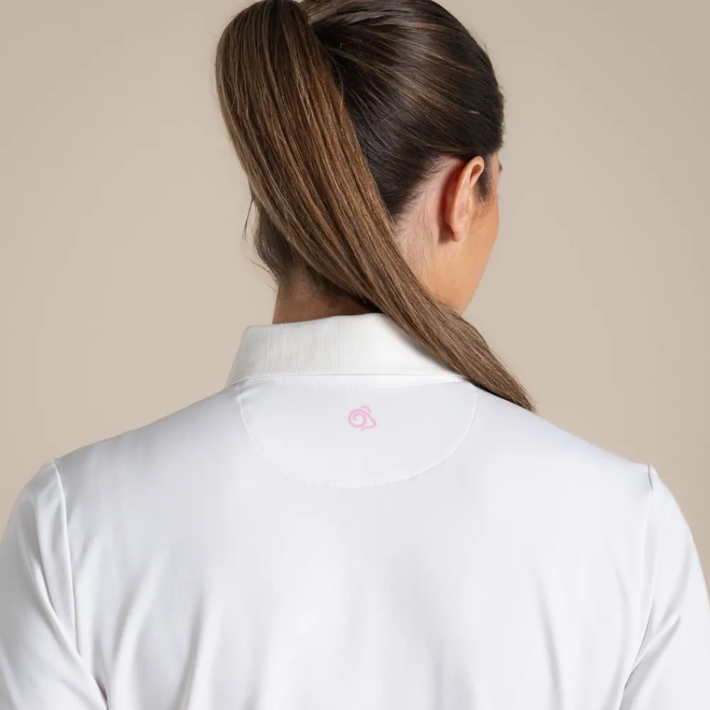 Online Women's NosiLife Thornbury Golf Short Sleeved Polo Top | Women Desert|Jungle