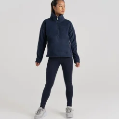 New Women's Polartec Caprice Half Zip Fleece | Women Hiking Holiday|Fleece